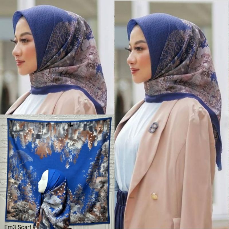 HIJAB SEGIEMPATVOAL MOTIF LASERCUT Kotasari series