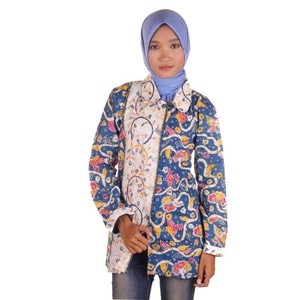 Blouse Batik I Blouse Kerja Wanita Batik I Blus Batik Wanita Witta