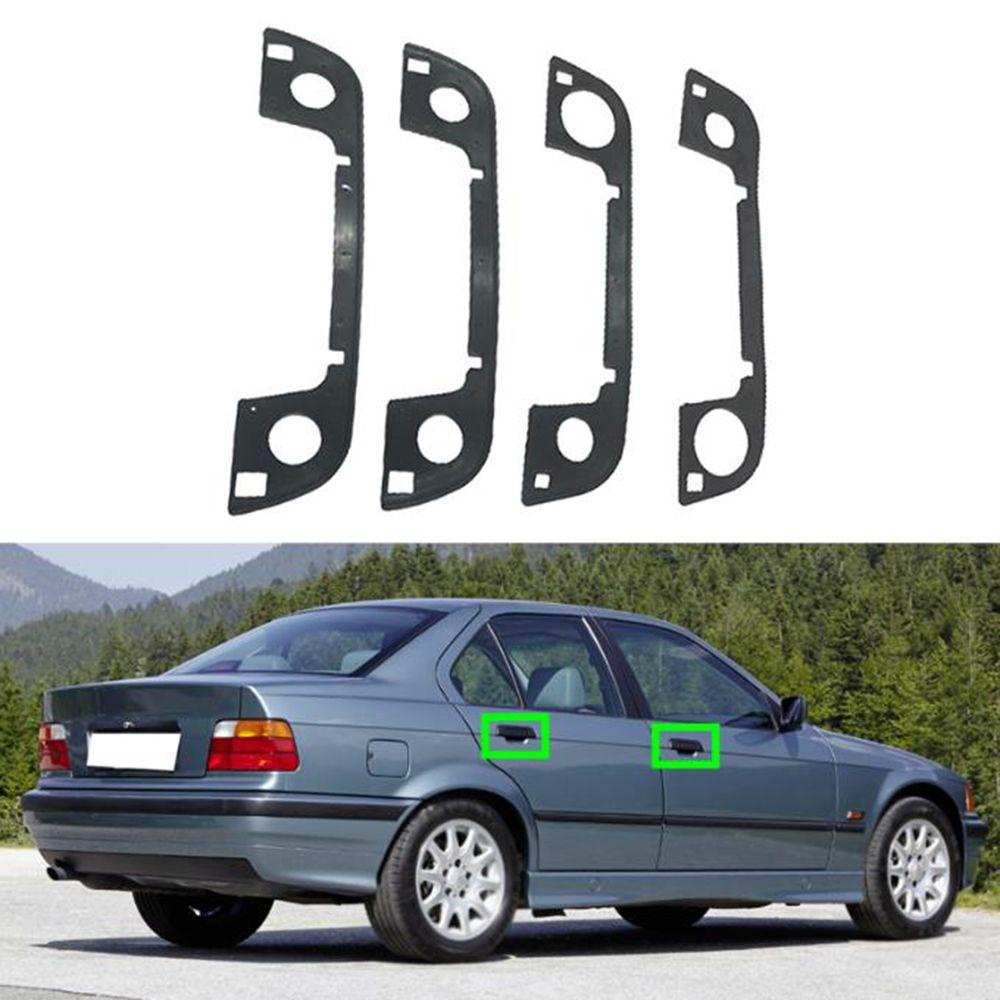 Nanas 4pcs /set Exterior Door Handle Tahan Lama Mobil Part Pegangan Pintu Karet Seal Gasket Untuk BMW E36 E34 E32 3 5 7 Seri