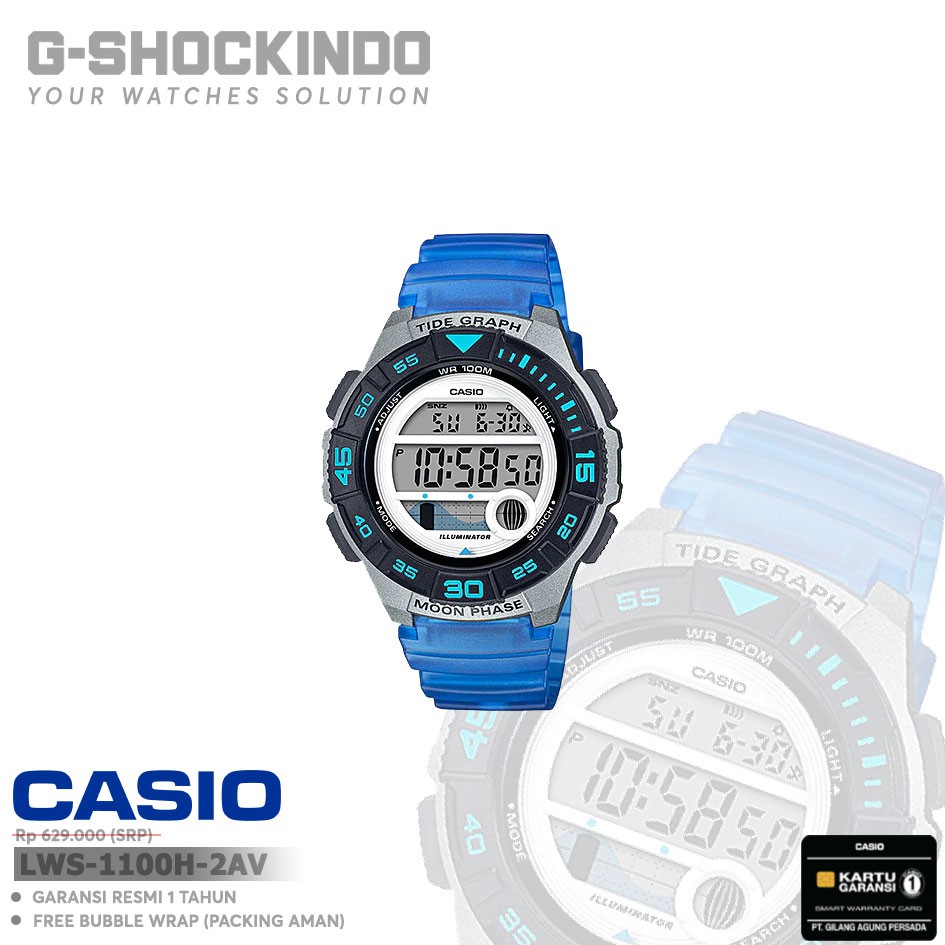Casio General LWS-1100H-2AV / -8AV / -9AV Original