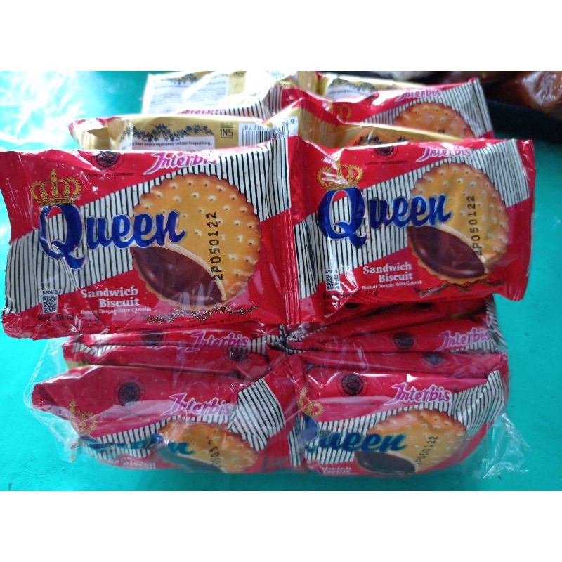 Roti Queen 1 renceng / Snack jadul / sandwich jadul / better jadul / roti coklat / sandwich coklat