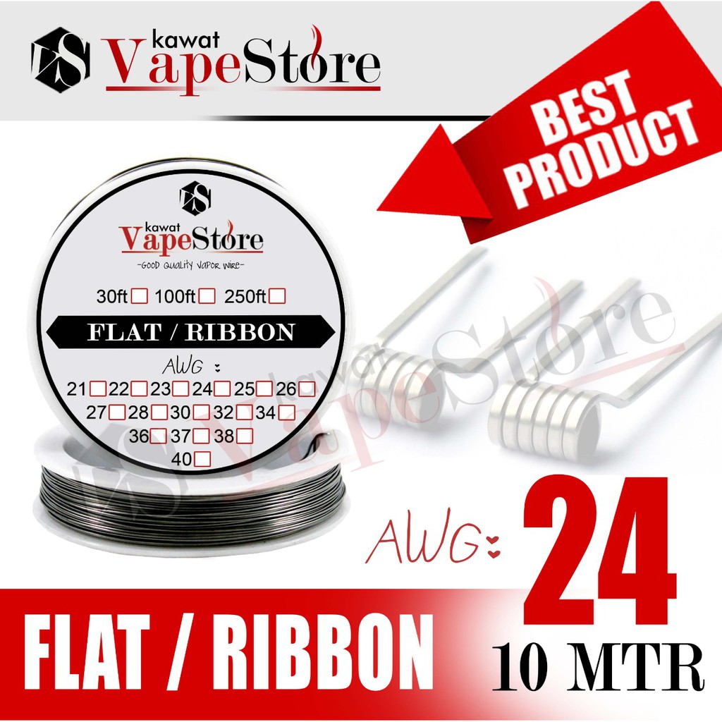 NICHROME 80 AWG 24 Kawat Ribbon 10 Meter