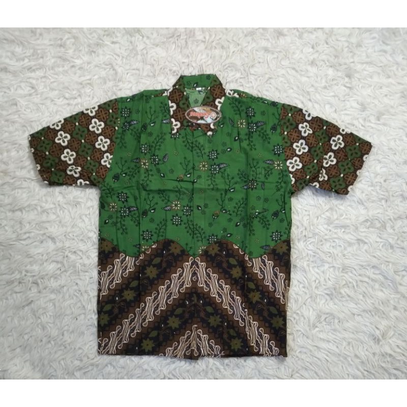 baju batik pria lengan pendek terbaru