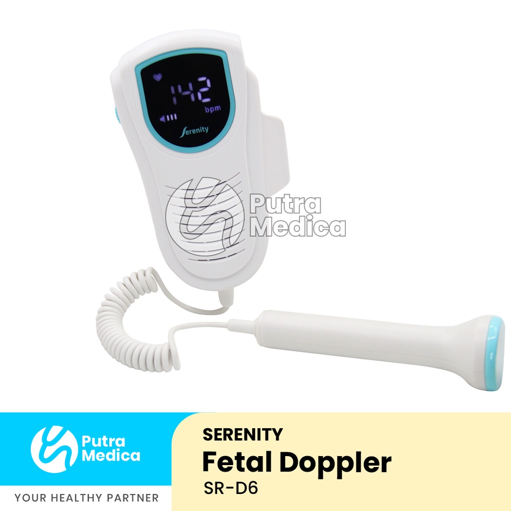 Serenity Fetal Doppler Digital LCD SR-D6 / Pengukur Denyut Detak Jantung Janin