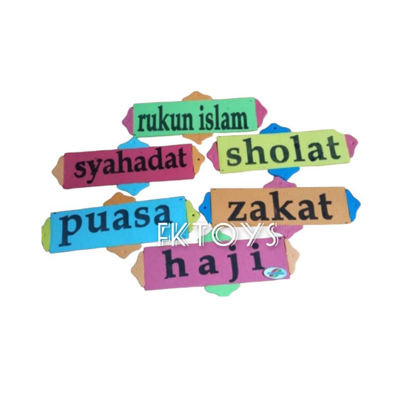Rukun islam spon_alat peraga edukasi