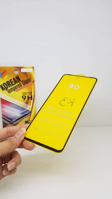 KOREAN Tempered Glass Oppo K3 6.5 inchi FULL SCREEN TG 5D 9D 11D Oppo K3 Anti Gores Kaca FULL LAYAR