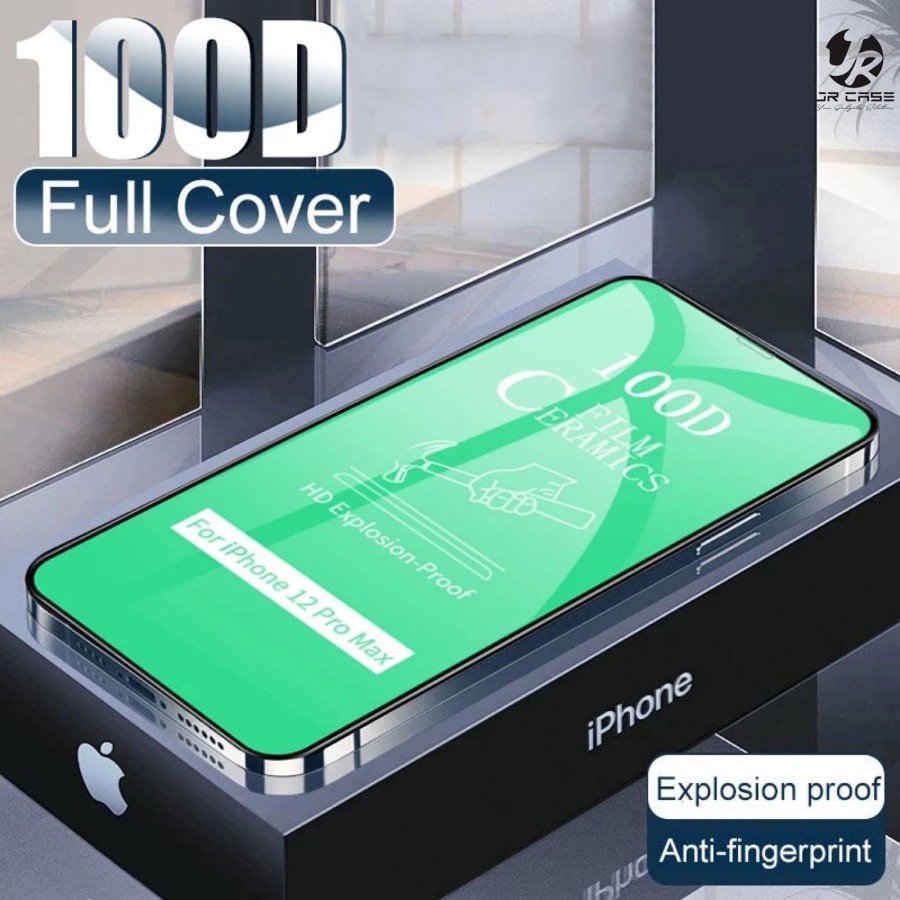 IPHONE 13 MINI 13 PRO 13 13 PROMAX ANTI GORES CERAMIC LENTUR CLEAR BENING SCREEN GUARD PELINDUNG LAYAR FULL COVER BUKAN KACA TEMPERED 13 PRO MAX