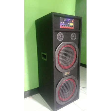 Speaker aktif 12 inch SHINCO Lengkap echo dan subwofer