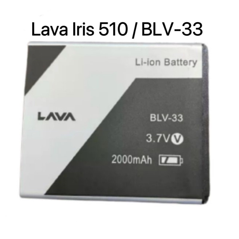 Batterai Lava iris 510 BLV-33 / Lava BLV33 / Xolo A550 Baterai Model Original