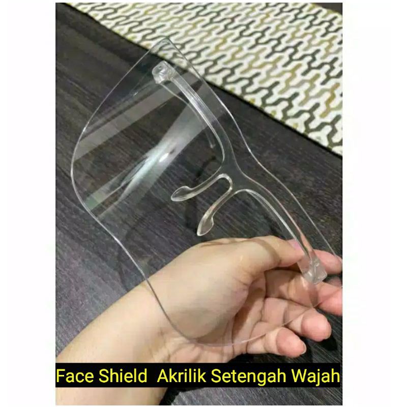 Face Shield Artis Nagita Full Face Bahan Akrilik Model artis Korea