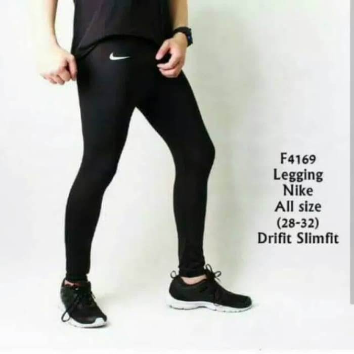 Paket Murah Setel Sepasang Baselayer Manset Leging Baju &amp; Celana Panjang Nike Stretch