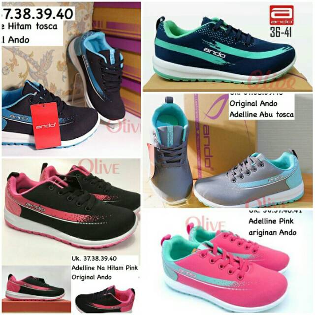 TERMURAH SEPATU WANITA ANDO SNEAKERS