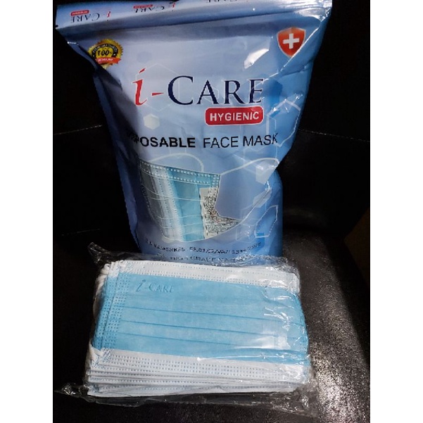 masker I CARE 3ply50pc