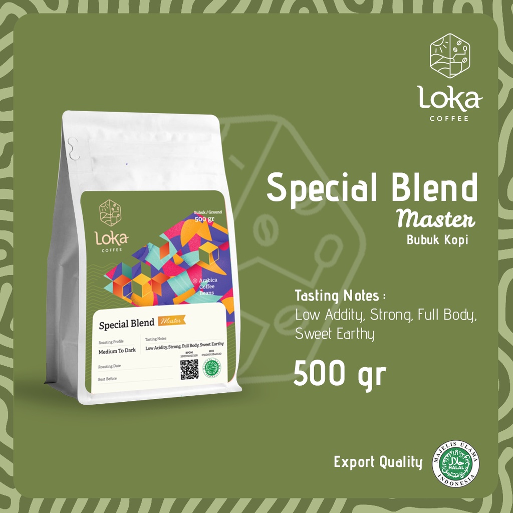 Jual Loka Coffee Kopi Master Blend Kopi Arabica Biji Kopi Bubuk Kopi Fresh Asli Gr