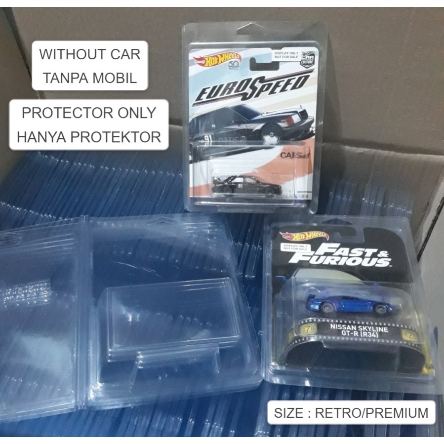 Diecast Hot Wheels Protektor TANPA MOBIL Merk Blistpro Protector Retro hotwheels blister Blist pro