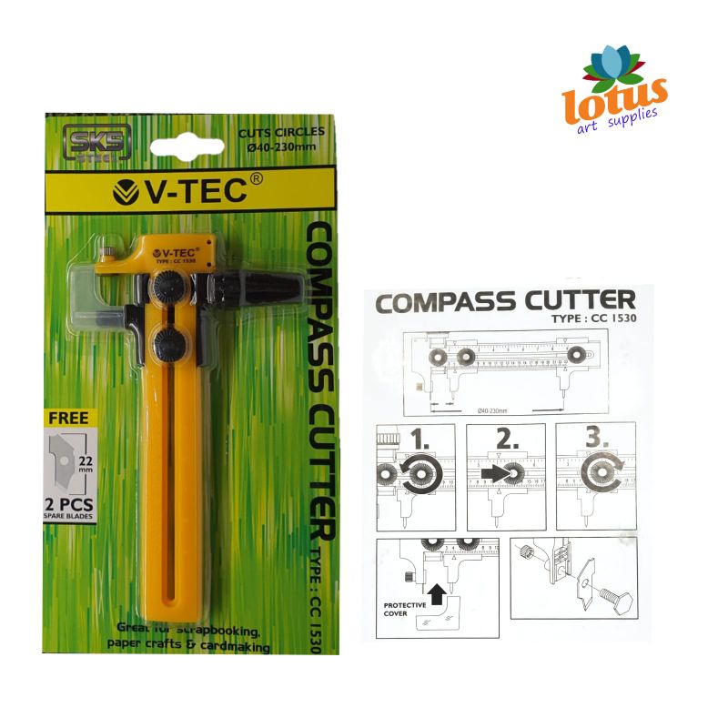 

V-TEC Compass Cutter CC 1530 Pemotong Lingkaran