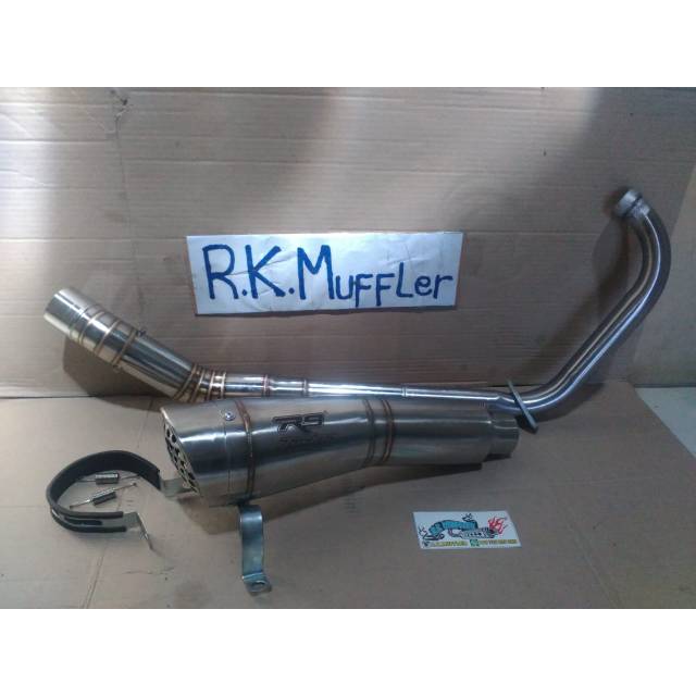 Knalpot R9 H2 new Vixion ,fu, Byson,tiger terlaris