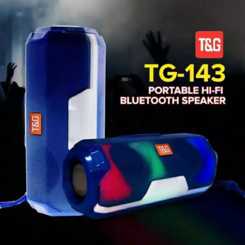 JBL Speaker TG 143 Bluetooth Lampu LED Wireless Portable Music Box USB