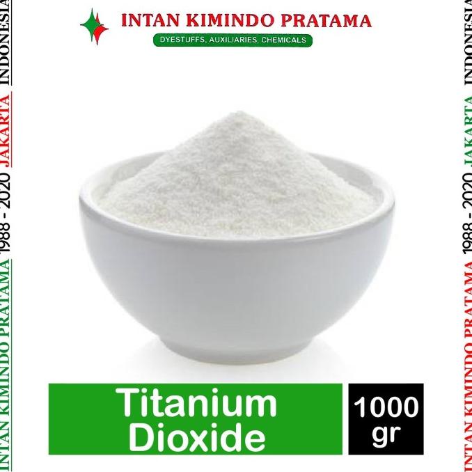 

Produk Unggulan] Pemutih makanan food grade, Titanium Dioxide, Tio2 (1 kg)