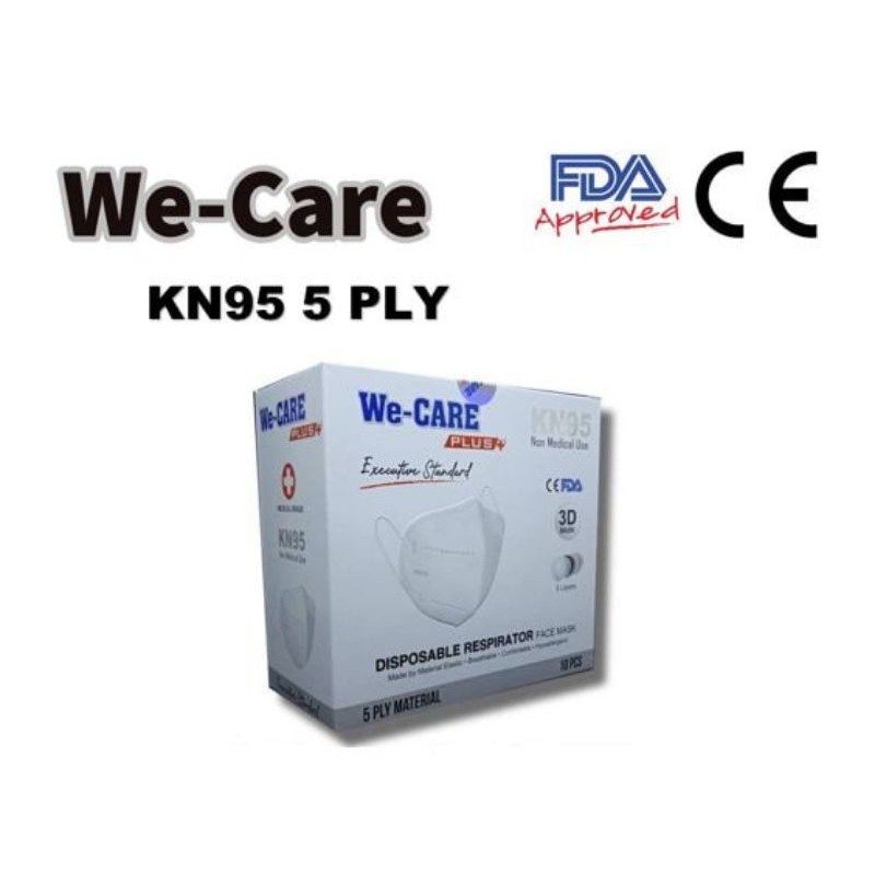 Masker KN95 isi 20 pcs WHITE we care
