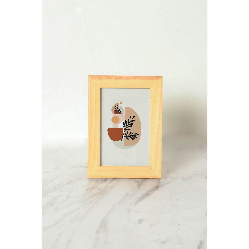 Wall Decor Frame Kayu 4R