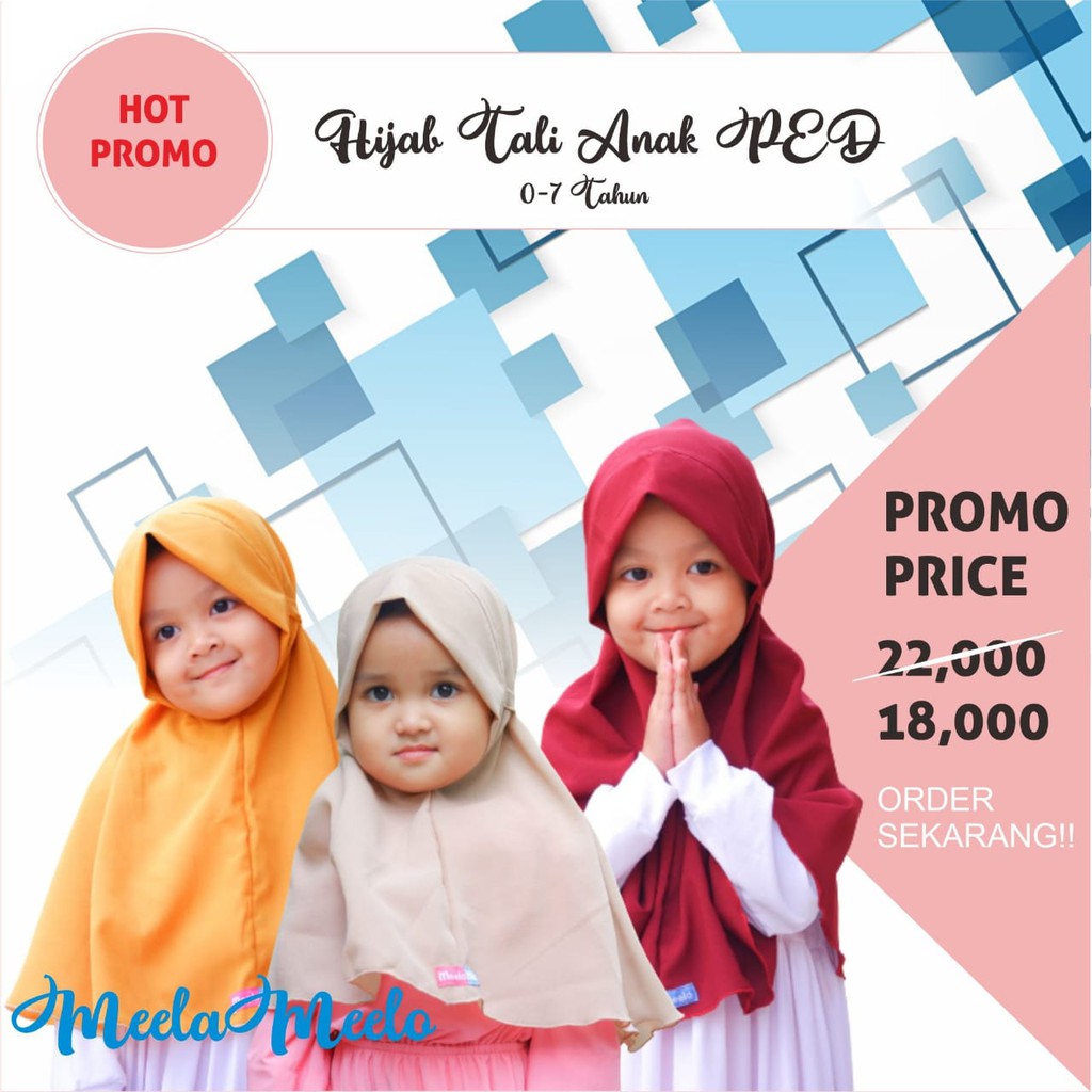 Bisa  COD (BAYAR DI TEMPAT) hijab anak pad kerudung anak termurah jilbab anak instan