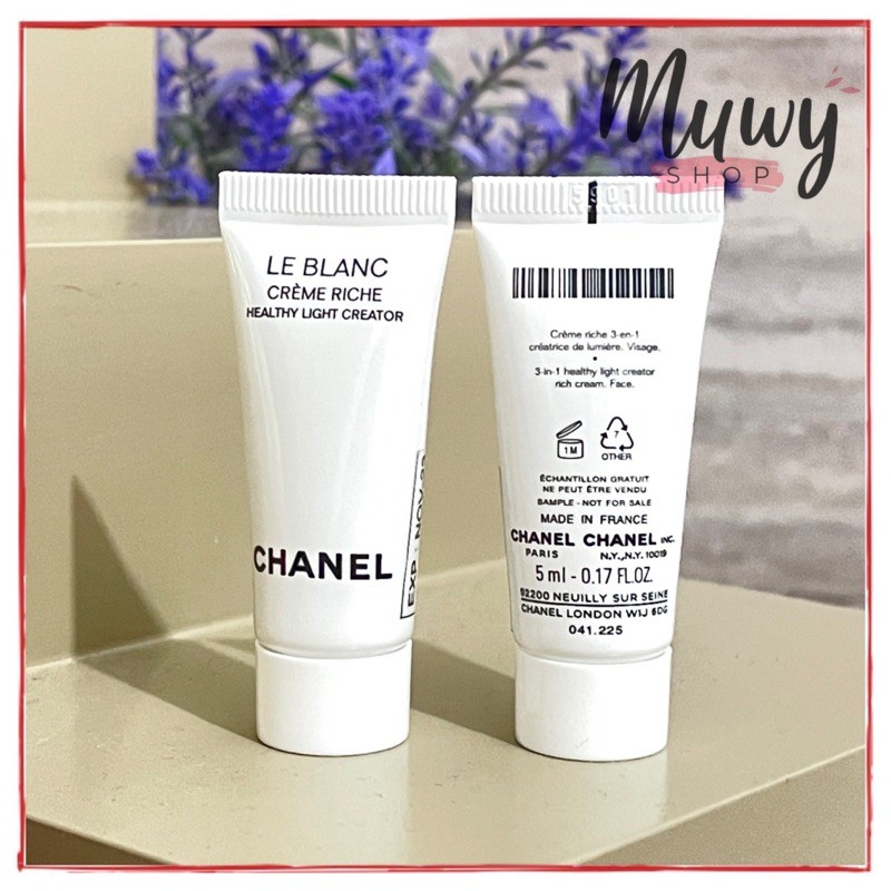 Chanel Le Blanc Healthy Light Creator Serum 5ml / Creme Riche 5ml