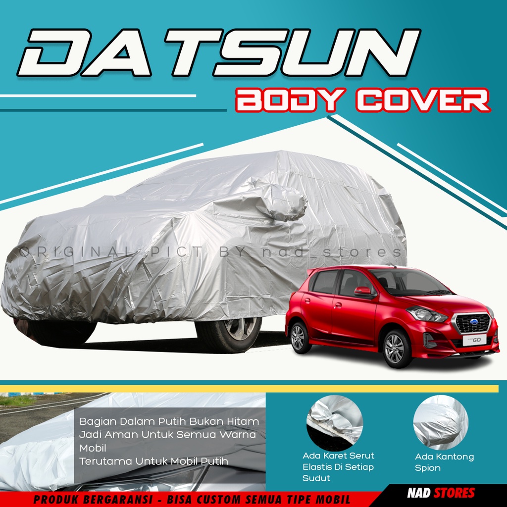 Sarung Mobil DATSUN GO Body Cover mobil datsun go Sarung Mobil Datsun GO+ panca 2 baris 3 baris