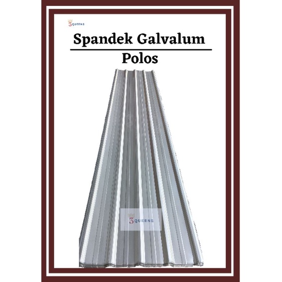 Spandek Galvalum Polos 0,30 mm ECO