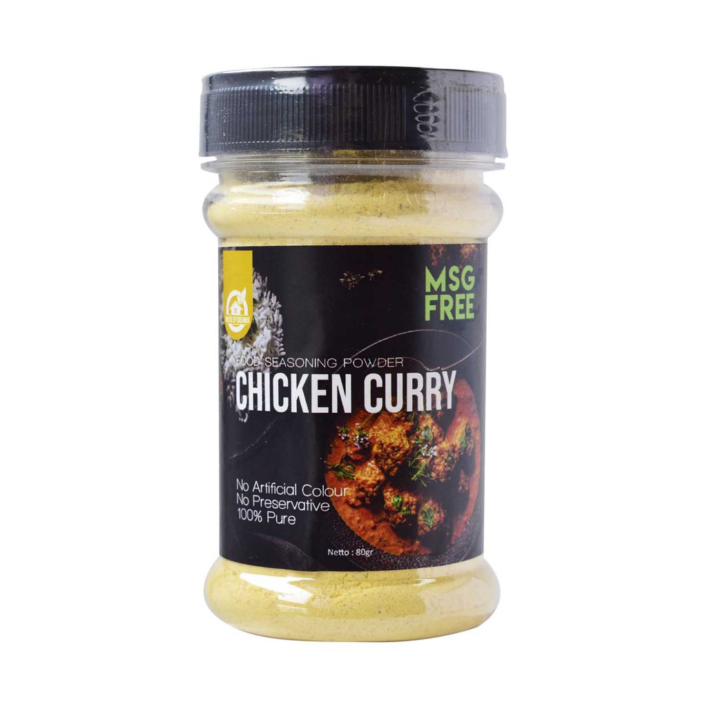 House Of Organix Chicken Curry 80 Gr Food Seasoning Powder