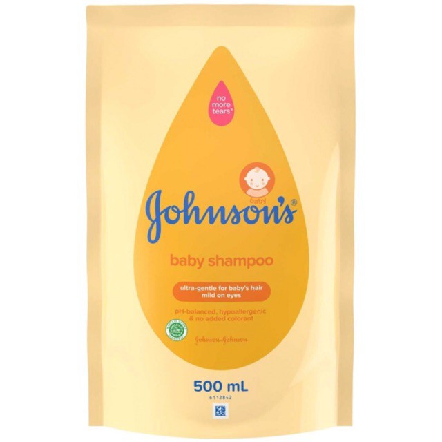 Johnson's Baby Shampoo Gold Refill 500ml - Johnson Shampo Bayi 500 ml