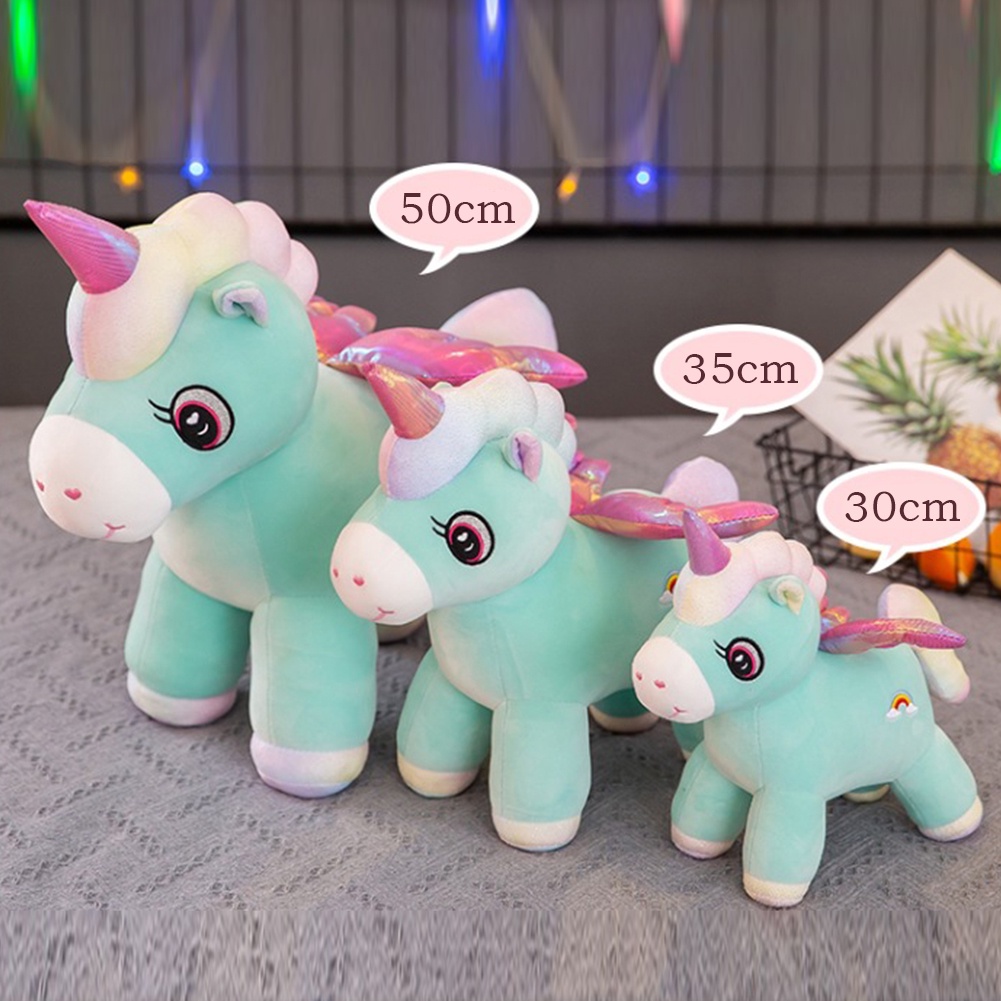 【TK】Kawaii Unicorn Plush Toy Soft Stuffed Unicorn Soft Dolls Animal Horse Toys For Children Girl Pillow Birthday Gifts