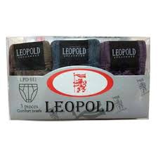 1 Box 3 Pcs Celana Dalam Merk Leopold - CD Pria Dewasa - Mix Warna