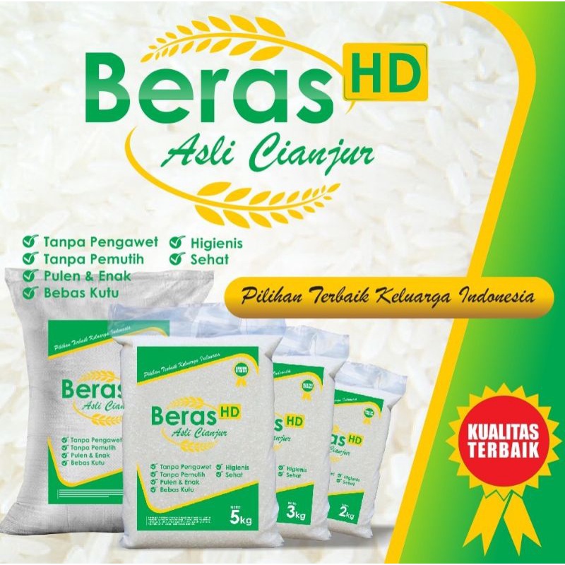 

Beras Cianjur Kemasan Vakum 2 kg 5 kg