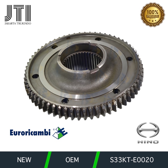 SYNCHRONIZER DOG GEAR SPLINE GIGI 6 HINO 500 FM 260 JD S33KT-E0020 S33KTE0020