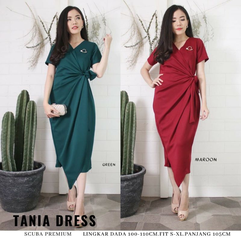 DRESS PESTA TANIA SCUBA PREMIUM+ FREE MASKER FIT LD 100-110
