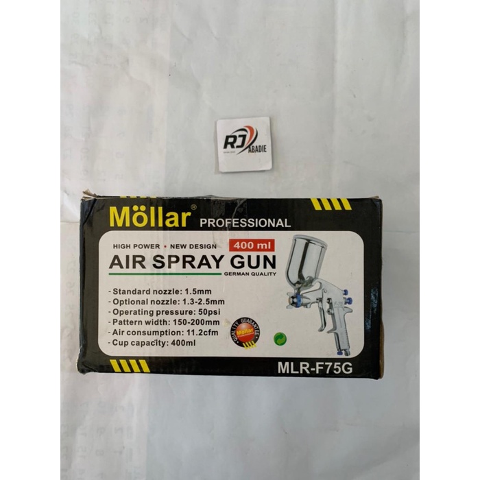 Spray Gun Tabung Atas Mollar 400ml F75G