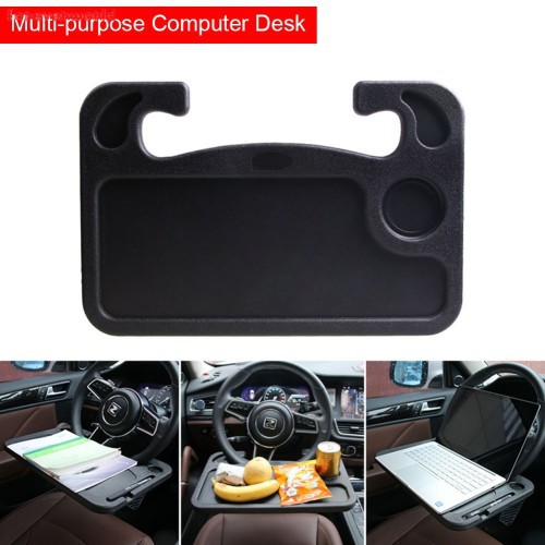 STEERING WHEEL DESK Table Tray Meja Makan dan Laptop Stir Mobil