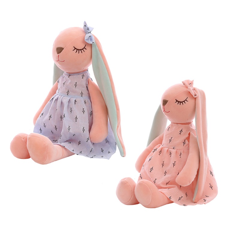 Mary 35cm/14in Plush Untuk Boneka Stuffed Animal Bunny Mainan Lembut Nyaman Kelinci Untuk Boneka Edukasi Dini Mainan Home Decorat