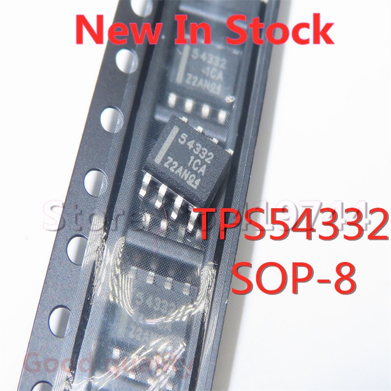 [xqx] 5pcs/lot TPS54332 TPS54332DDA TPS54332DDAR 54332 SMD SOP-8 In Stock IC Asli Baru