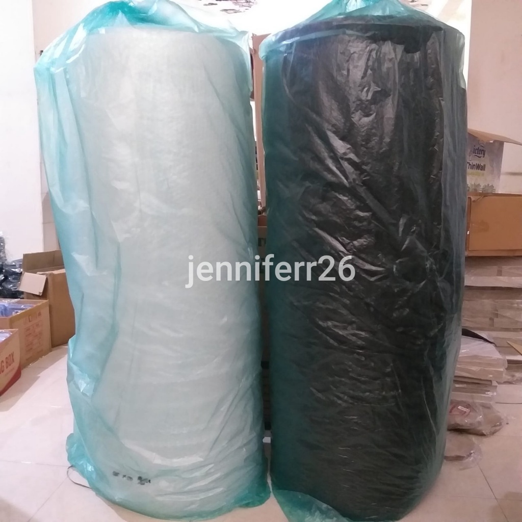 

Bubble wrap bening hitam putih premium 125cmx50m 1roll