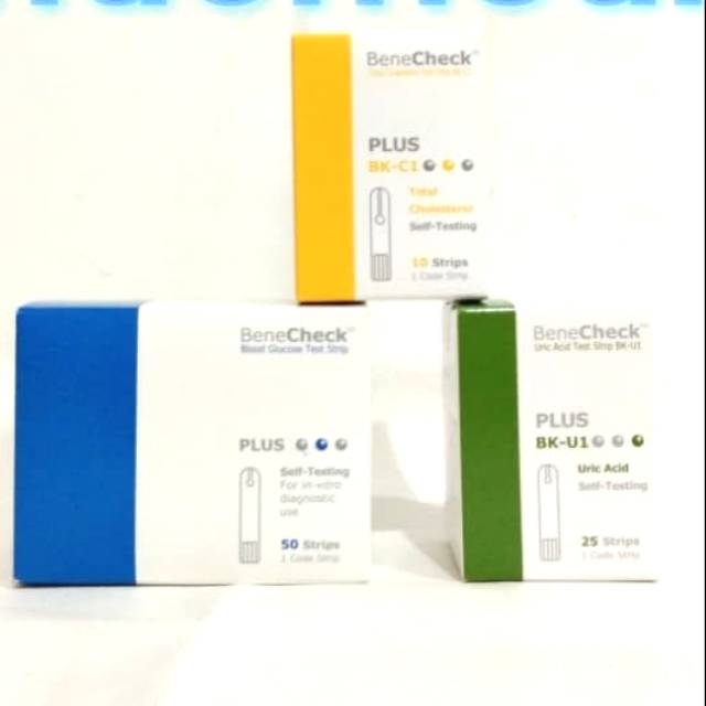 

DiJual Paket Strip BeneCheck (Gula, Koles & Asam Urat) Strip BeneCheck Low Price!