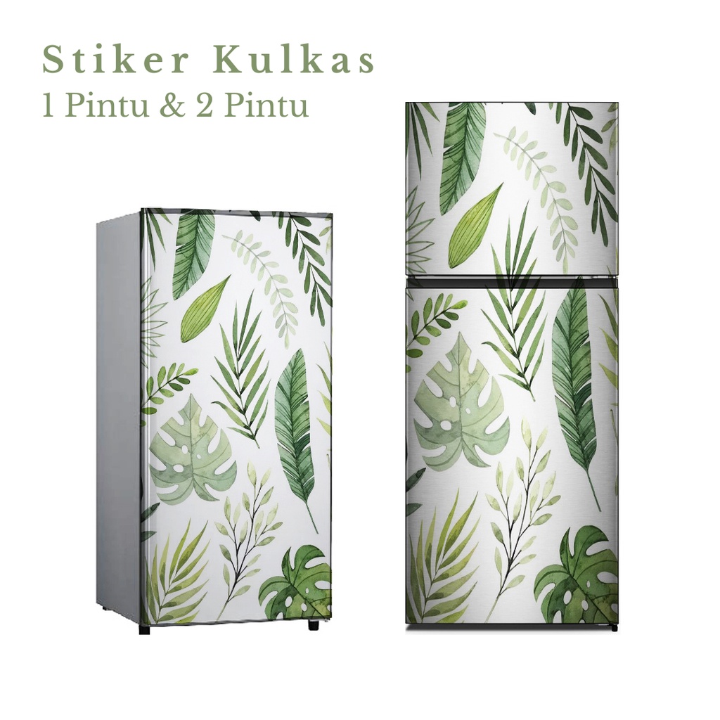 Stiker Kulkas 1 Pintu dan 2 Pintu motif Minimalist kode MT-53 - FX