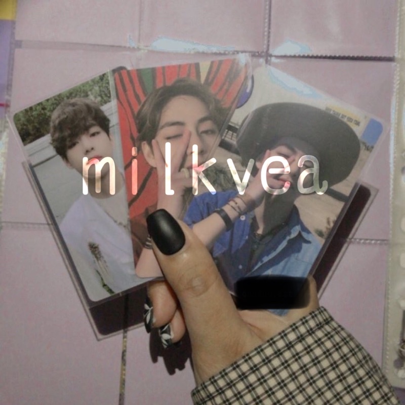 TAEHYUNG / V BTS BUTTER PHOTOCARD LUCKYDRAW PC LD M2U POWERSTATION PWS SOUNDWAVE SW official