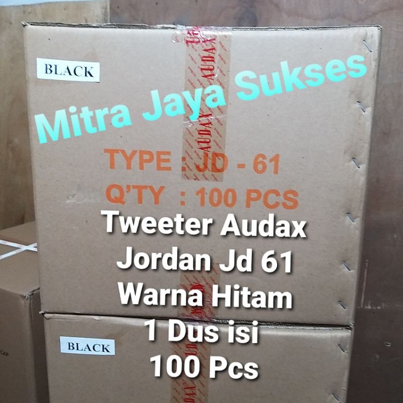 Per Dus Tweeter Walet Audax Jordan JD 61 Hitam Speaker Walet Jordan JD61