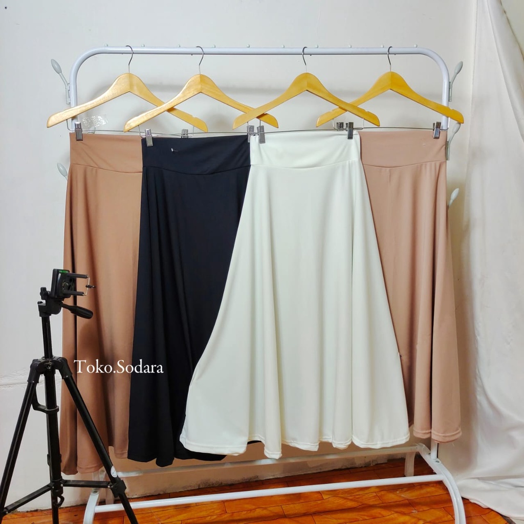 Rok Salimah Hihgwaist // Rok Payung Muslim // Rok wanita // Rok Panjang 95 cm