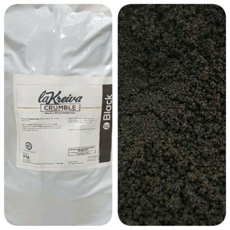 

LA KREIVA CRUMBLE BLACK REMAHAN BISKUIT COKLAT (REPACK) 100 GR