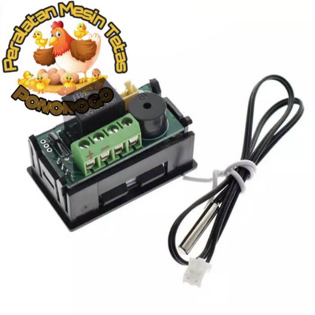 W1209WK Termostat Temperatur Controll Digital DC 12V Pengatur Suhu Otomatis Celcius Dan Fahrenheit