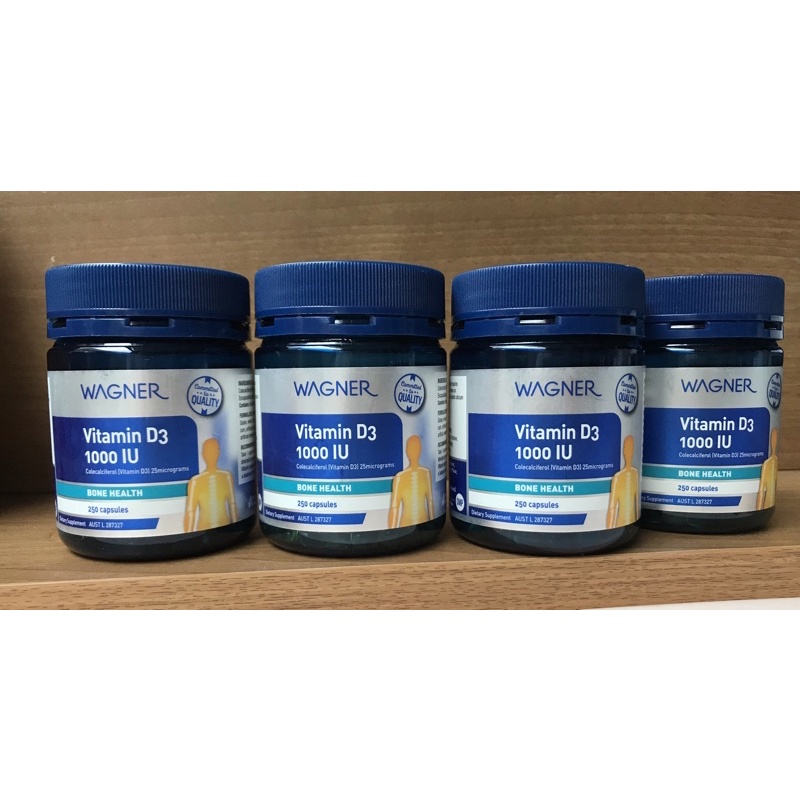 Vitamin D3 1000IU Wagner 250 Capsules