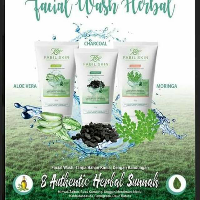 

Facial wash fabil fresh herbal